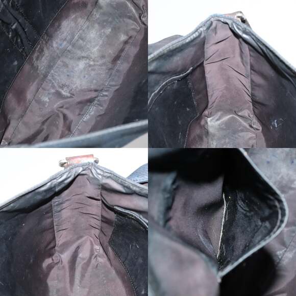 LOUIS VUITTON Damier Geant Petite Message Shoulder Bag Navy N41127 - Picture 11 of 12